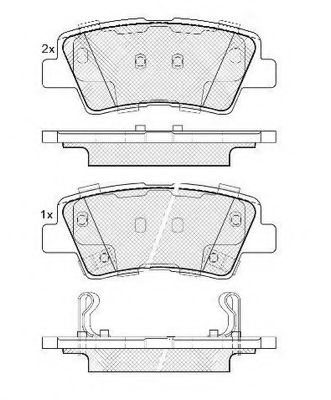 FIT FP1313 Тормозные колодки для HYUNDAI EMBERA V (Хендай Эмбэра v) FIT FP1313 Тормозные колодки для HYUNDAI EMBERA V (Хендай Эмбэра v)