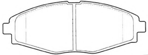 FIT FP1321 Тормозные колодки для CHERY QQ (Чери Qq)