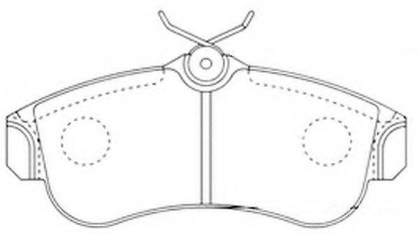 FIT FP2105 Тормозные колодки для NISSAN PRIMERA (Ниссан Примера)