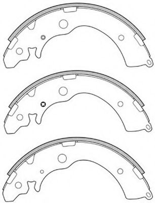 FIT FT0627 Тормозные колодоки 