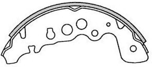 FIT FT0738 Тормозные колодоки 