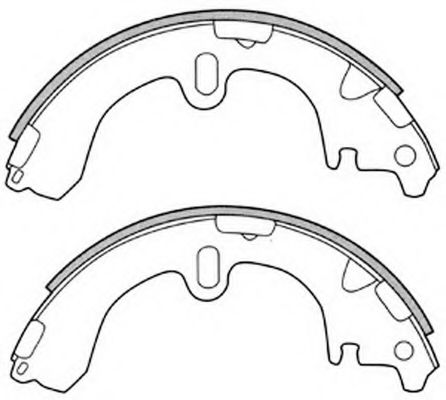 FIT FT0750 Тормозные колодоки 