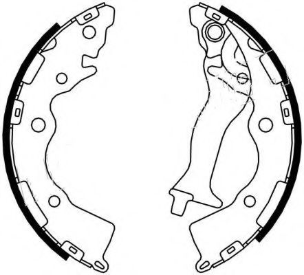 FIT FT0910 Тормозные колодоки 