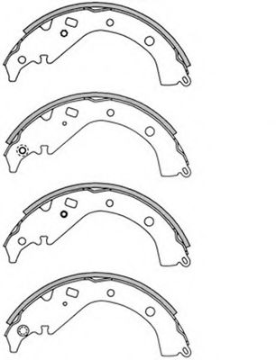 FIT FT1203 Тормозные колодоки для TOYOTA SIENTA (Тойота/тоета Сиэнта) FIT FT1203 Тормозные колодоки для TOYOTA SIENTA (Тойота/тоета Сиэнта)