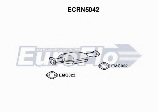 EuroFlo ECRN5042 Катализатор для RENAULT LUTECIA I (Рено Лутэcиа и) EuroFlo ECRN5042 Катализатор для RENAULT LUTECIA I (Рено Лутэcиа и)