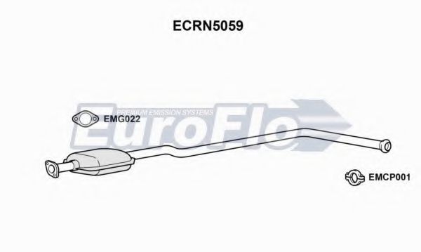 EuroFlo ECRN5059 Катализатор для RENAULT LUTECIA I (Рено Лутэcиа и) EuroFlo ECRN5059 Катализатор для RENAULT LUTECIA I (Рено Лутэcиа и)