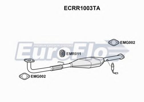 EuroFlo ECRR1003TA Катализатор для ROVER STREETWISE (Ровер Стрээтвисэ) EuroFlo ECRR1003TA Катализатор для ROVER STREETWISE (Ровер Стрээтвисэ)