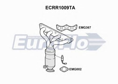 EuroFlo ECRR1009TA Катализатор для ROVER STREETWISE (Ровер Стрээтвисэ) EuroFlo ECRR1009TA Катализатор для ROVER STREETWISE (Ровер Стрээтвисэ)