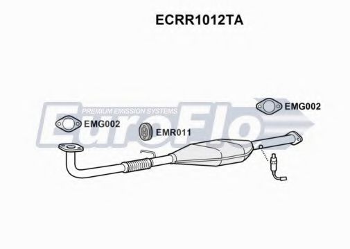 EuroFlo ECRR1012TA Катализатор для ROVER STREETWISE (Ровер Стрээтвисэ) EuroFlo ECRR1012TA Катализатор для ROVER STREETWISE (Ровер Стрээтвисэ)