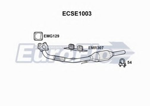 EuroFlo ECSE1003 Катализатор для VOLKSWAGEN VENTO (Фольксваген Венто) EuroFlo ECSE1003 Катализатор для VOLKSWAGEN VENTO (Фольксваген Венто)