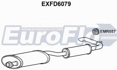 EuroFlo EXFD6079 Глушитель выхлопных газов конечный 