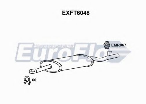 EuroFlo EXFT6048 Глушитель выхлопных газов конечный для FIAT TEMPRA (Фиат Тэмпра) EuroFlo EXFT6048 Глушитель выхлопных газов конечный для FIAT TEMPRA (Фиат Тэмпра)