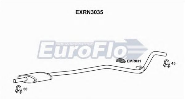 EuroFlo EXRN3035 Средний глушитель выхлопных газов для RENAULT SUPER 5 (Рено Супэр 5) EuroFlo EXRN3035 Средний глушитель выхлопных газов для RENAULT SUPER 5 (Рено Супэр 5)