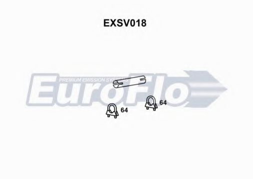 EuroFlo EXSV018 Соединительные элементы, система выпуска для AUDI CABRIOLET (Ауди Cабриолэт) EuroFlo EXSV018 Соединительные элементы, система выпуска для AUDI CABRIOLET (Ауди Cабриолэт)