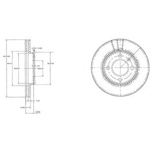 Dr!ve+ DP1010.11.0351 Тормозной диск для AUDI 80 (Ауди 80) Dr!ve+ DP1010.11.0351 Тормозной диск для AUDI 80 (Ауди 80)