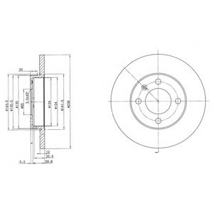 Dr!ve+ DP1010.11.0018 Тормозной диск для AUDI 80 (Ауди 80) Dr!ve+ DP1010.11.0018 Тормозной диск для AUDI 80 (Ауди 80)