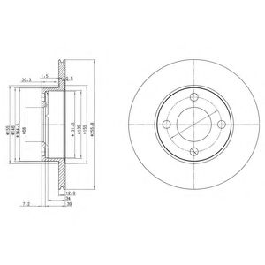 Dr!ve+ DP1010.11.0019 Тормозной диск для AUDI 100 (Ауди 100) Dr!ve+ DP1010.11.0019 Тормозной диск для AUDI 100 (Ауди 100)