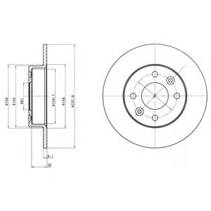 Dr!ve+ DP1010.11.0034 Тормозной диск для RENAULT SUPER 5 (Рено Супэр 5) Dr!ve+ DP1010.11.0034 Тормозной диск для RENAULT SUPER 5 (Рено Супэр 5)