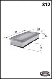 Dr!ve+ DP1110.10.0055 Воздушный фильтр для PEUGEOT (Пежо) Dr!ve+ DP1110.10.0055 Воздушный фильтр для PEUGEOT (Пежо)