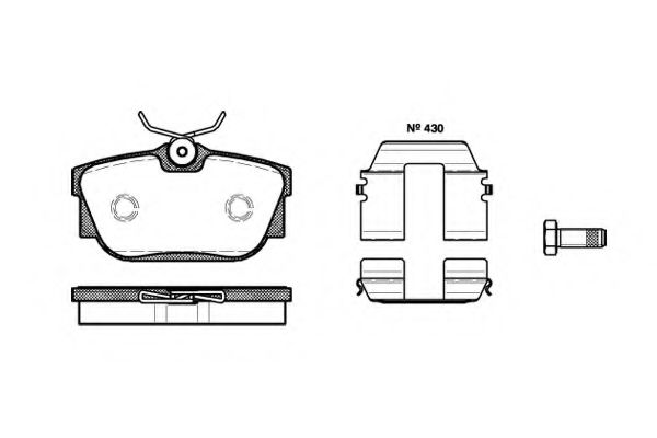 Dr!ve+ DP1010.10.0913 Тормозные колодки для VOLKSWAGEN (Фольксваген) Dr!ve+ DP1010.10.0913 Тормозные колодки для VOLKSWAGEN (Фольксваген)