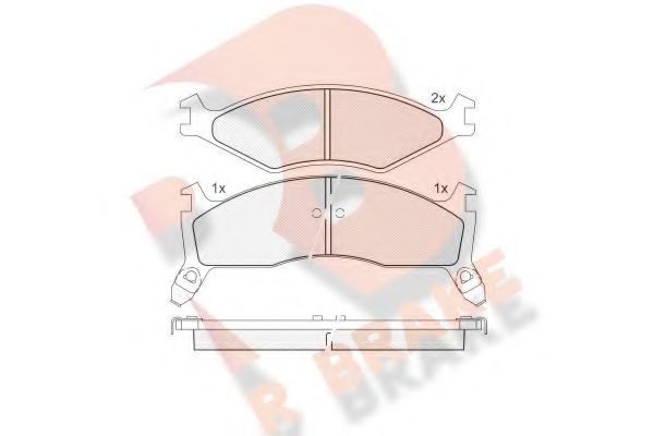 R BRAKE RB1270 Тормозные колодки для KIA SPORTAGE (Киа Спортейдж) R BRAKE RB1270 Тормозные колодки для KIA SPORTAGE (Киа Спортейдж)