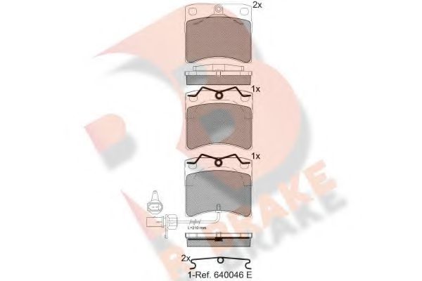 R BRAKE RB1321 Тормозные колодки для VOLKSWAGEN (Фольксваген) R BRAKE RB1321 Тормозные колодки для VOLKSWAGEN (Фольксваген)
