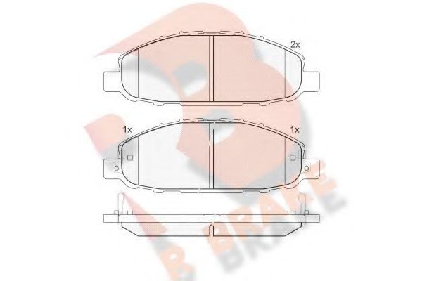 R BRAKE RB1813-202 Тормозные колодки для NISSAN NV350 IMPENDULO (Ниссан Нv350 импэндуло) R BRAKE RB1813-202 Тормозные колодки для NISSAN NV350 IMPENDULO (Ниссан Нv350 импэндуло)