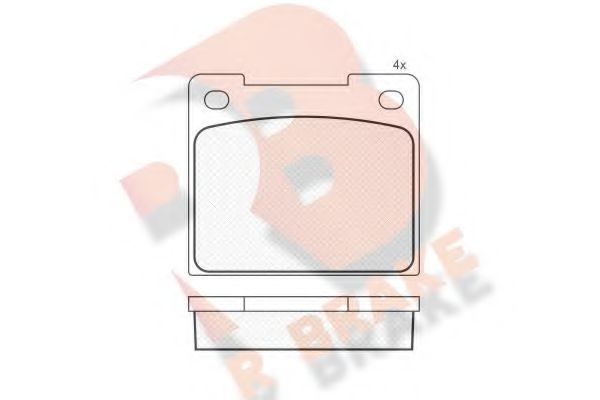 R BRAKE RB0033 Тормозные колодки для FORD (Форд) R BRAKE RB0033 Тормозные колодки для FORD (Форд)