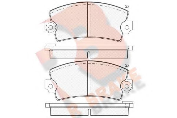 R BRAKE RB0052 Тормозные колодки для RENAULT LE CAR (Рено Лэ cар) R BRAKE RB0052 Тормозные колодки для RENAULT LE CAR (Рено Лэ cар)