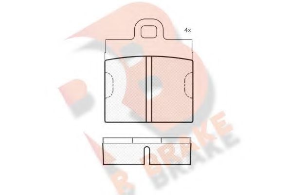 R BRAKE RB0085 Тормозные колодки для VOLKSWAGEN (Фольксваген) R BRAKE RB0085 Тормозные колодки для VOLKSWAGEN (Фольксваген)