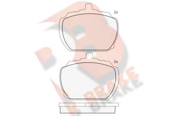 R BRAKE RB0092 Тормозные колодки для ROVER 2000-3500 (Ровер 2000-3500) R BRAKE RB0092 Тормозные колодки для ROVER 2000-3500 (Ровер 2000-3500)
