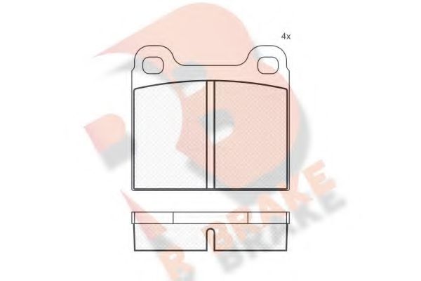R BRAKE RB0169 Тормозные колодки для VOLKSWAGEN JETTA (Фольксваген Жэтта) R BRAKE RB0169 Тормозные колодки для VOLKSWAGEN JETTA (Фольксваген Жэтта)