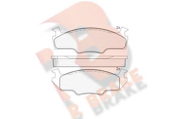 R BRAKE RB0334 Тормозные колодки для VOLKSWAGEN SCIROCCO (Фольксваген Сcироccо) R BRAKE RB0334 Тормозные колодки для VOLKSWAGEN SCIROCCO (Фольксваген Сcироccо)