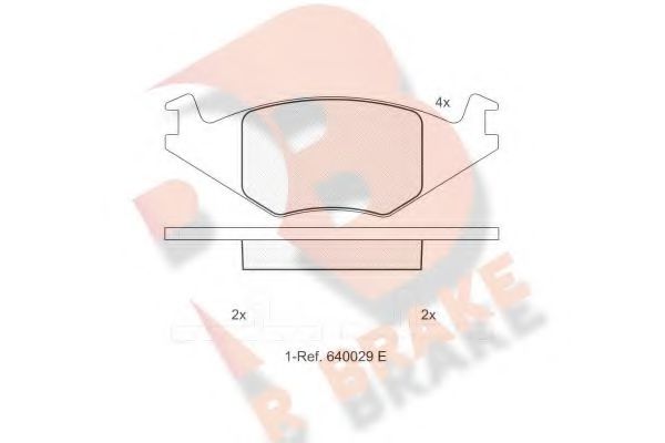 R BRAKE RB0461 Тормозные колодки для VOLKSWAGEN QUANTUM (Фольксваген Qуантум) R BRAKE RB0461 Тормозные колодки для VOLKSWAGEN QUANTUM (Фольксваген Qуантум)
