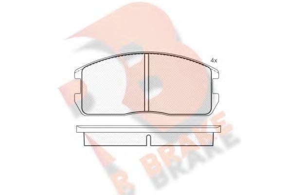 R BRAKE RB0497 Тормозные колодки для MITSUBISHI LANCER III (Митсубиши/митсубиси Ланcэр 3) R BRAKE RB0497 Тормозные колодки для MITSUBISHI LANCER III (Митсубиши/митсубиси Ланcэр 3)
