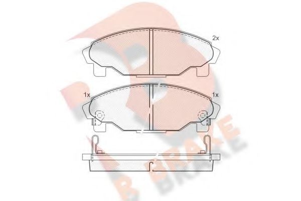 R BRAKE RB1340 Тормозные колодки для DAIHATSU SOCIAL (Дайхатсу Соcиал) R BRAKE RB1340 Тормозные колодки для DAIHATSU SOCIAL (Дайхатсу Соcиал)