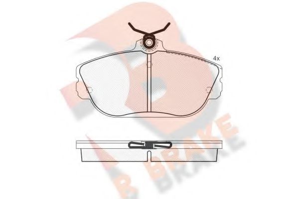 R BRAKE RB1506 Тормозные колодки для FORD USA TAURUS (Форд сша Таурус) R BRAKE RB1506 Тормозные колодки для FORD USA TAURUS (Форд сша Таурус)
