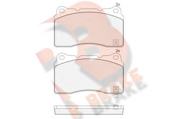 R BRAKE RB1585 Тормозные колодки для TESLA (Тесла) R BRAKE RB1585 Тормозные колодки для TESLA (Тесла)