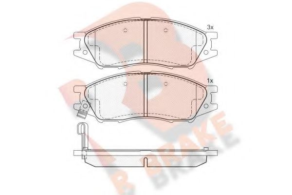 R BRAKE RB1635 Тормозные колодки для NISSAN SUNNY IV (Ниссан Суннъ иv) R BRAKE RB1635 Тормозные колодки для NISSAN SUNNY IV (Ниссан Суннъ иv)