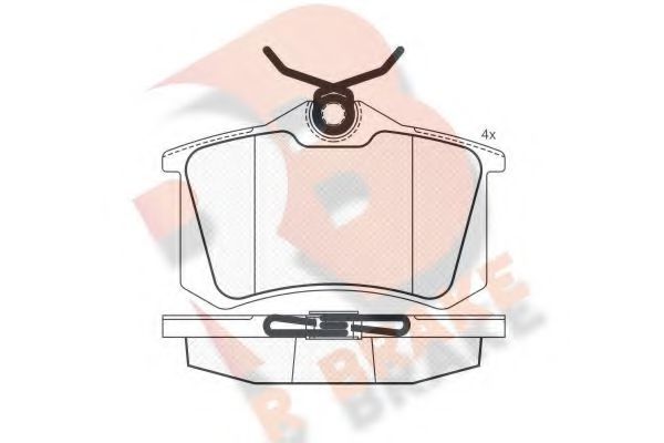 R BRAKE RB1650 Тормозные колодки для RENAULT SCNIC II (Рено Сценик 2) R BRAKE RB1650 Тормозные колодки для RENAULT SCNIC II (Рено Сценик 2)