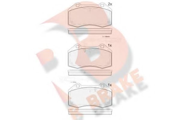 R BRAKE RB1879-203 Тормозные колодки для ABARTH (Абартх) R BRAKE RB1879-203 Тормозные колодки для ABARTH (Абартх)