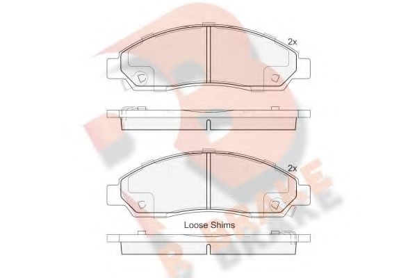R BRAKE RB1974 Тормозные колодки для GREAT WALL STEED (Грейтвол Стээд) R BRAKE RB1974 Тормозные колодки для GREAT WALL STEED (Грейтвол Стээд)