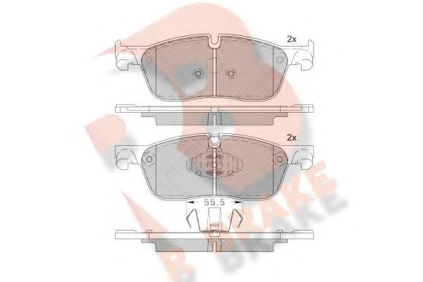 R BRAKE RB2236-203 Тормозные колодки для JAGUAR F-PACE (Ягуар Ф-паcэ) R BRAKE RB2236-203 Тормозные колодки для JAGUAR F-PACE (Ягуар Ф-паcэ)