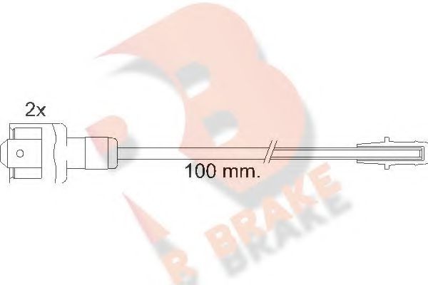 R BRAKE 610010RB Сигнализатор, износ тормозных колодок для FIAT (Фиат) R BRAKE 610010RB Сигнализатор, износ тормозных колодок для FIAT (Фиат)