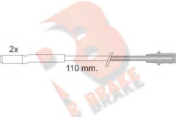 R BRAKE 610016RB Сигнализатор, износ тормозных колодок для RENAULT LE CAR (Рено Лэ cар) R BRAKE 610016RB Сигнализатор, износ тормозных колодок для RENAULT LE CAR (Рено Лэ cар)