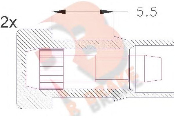 R BRAKE 610045RB Сигнализатор, износ тормозных колодок для FIAT (Фиат) R BRAKE 610045RB Сигнализатор, износ тормозных колодок для FIAT (Фиат)