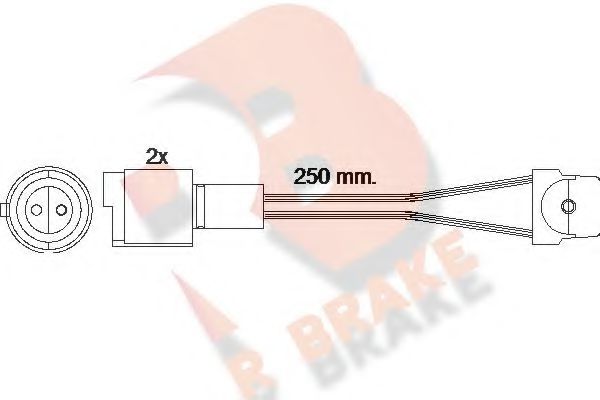 R BRAKE 610091RB Сигнализатор, износ тормозных колодок для BMW 3 (Бмв 3) R BRAKE 610091RB Сигнализатор, износ тормозных колодок для BMW 3 (Бмв 3)