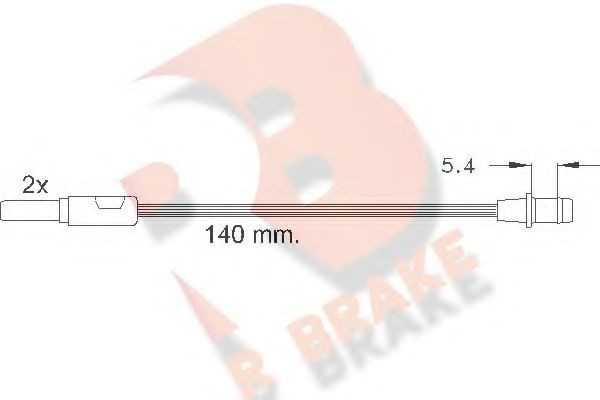 R BRAKE 610149RB Сигнализатор, износ тормозных колодок для RENAULT FUEGO (Рено Фуэго) R BRAKE 610149RB Сигнализатор, износ тормозных колодок для RENAULT FUEGO (Рено Фуэго)