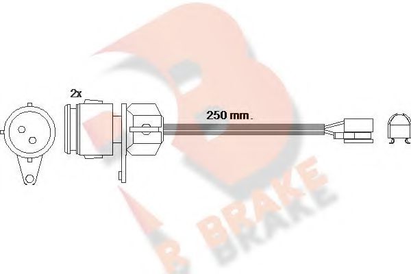 R BRAKE 610237RB Сигнализатор, износ тормозных колодок для AUDI A6 (Ауди А6) R BRAKE 610237RB Сигнализатор, износ тормозных колодок для AUDI A6 (Ауди А6)