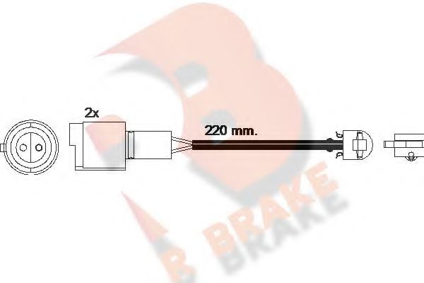 R BRAKE 610239RB Сигнализатор, износ тормозных колодок для BMW 5 (Бмв 5) R BRAKE 610239RB Сигнализатор, износ тормозных колодок для BMW 5 (Бмв 5)